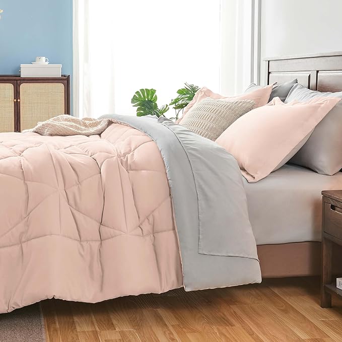 Microfiber Comforter Set - Queen - 7 Piece