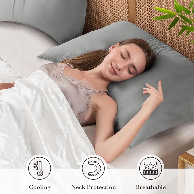 Bamboo Cooling Pillowcase - Queen