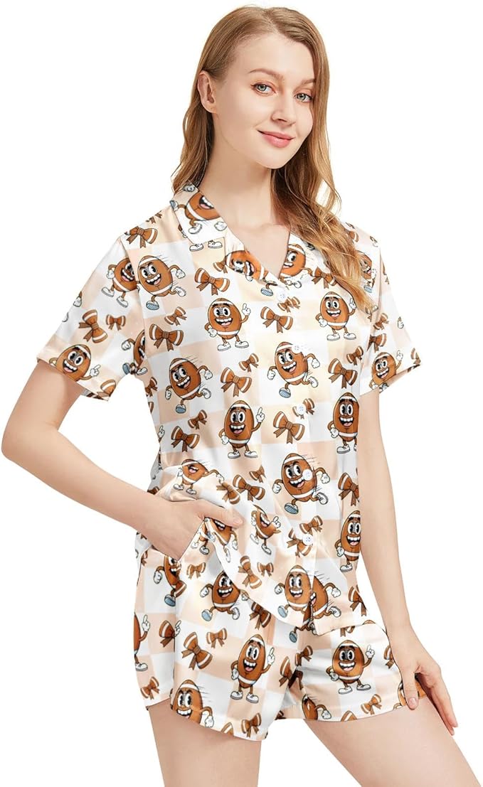 Women's Pajama Set - Short Sleeve - 2 Piece