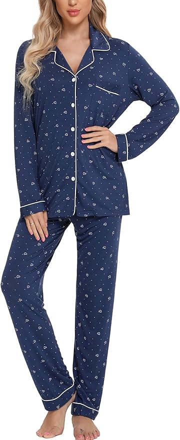 Women's Pants Pajama Set - Long Sleeve - 2 Piece