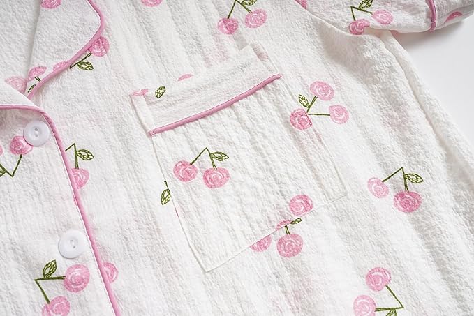 Shorts Pajama Set - Short Sleeve - 2 Piece