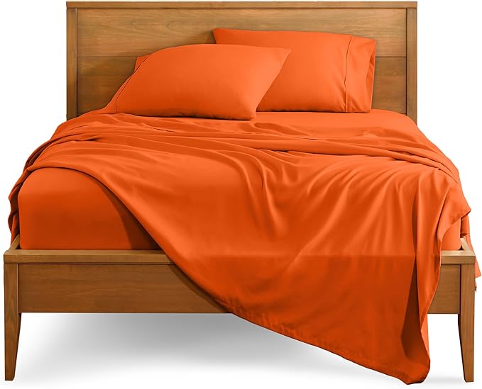 Microfiber Bed Sheet Set - Queen - 4 Piece