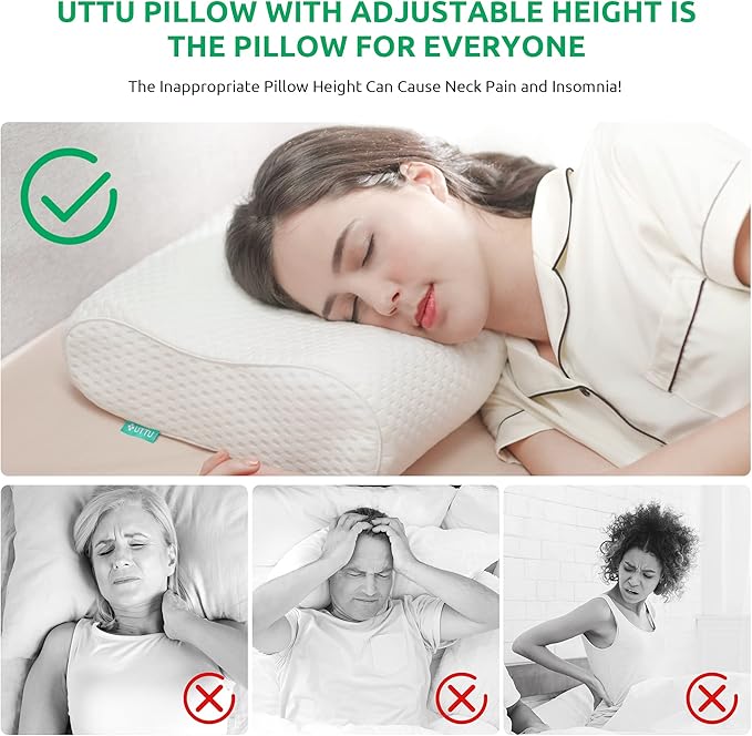 Memory Foam Cooling Bed Pillow