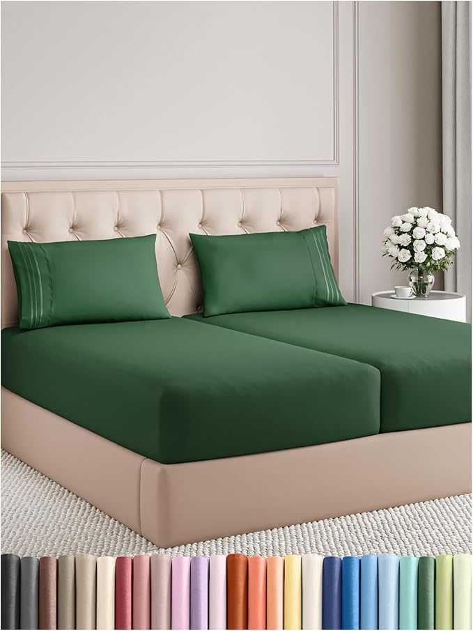 Cooling Bed Sheet Set - Split King - 5 Piece