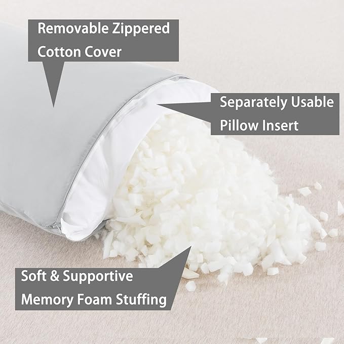 Memory Foam Body Pillow - Full