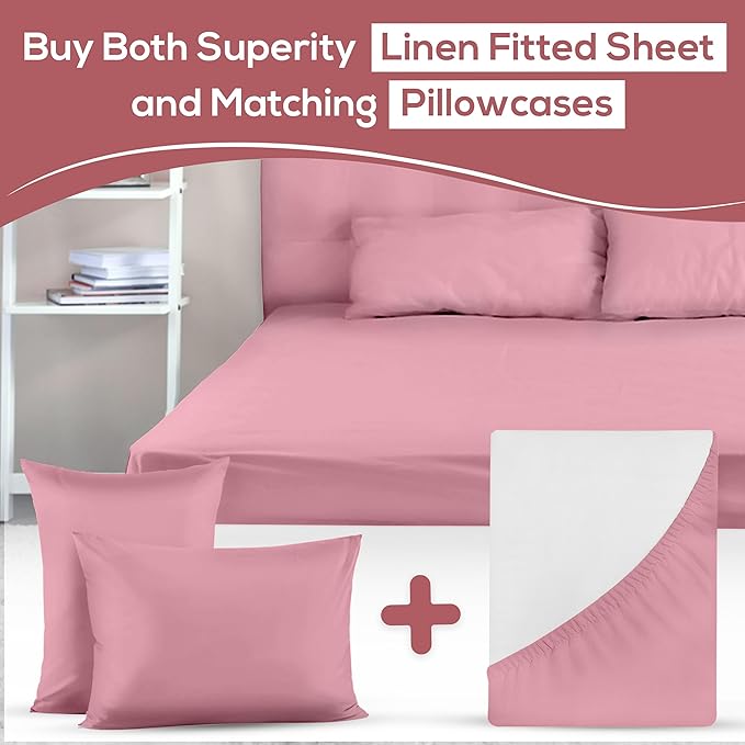 Linen Pillowcase Set - Queen - 2 Pack