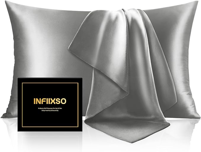 Mulberry Silk Cooling Pillowcase - Standard - 20 x 26 in