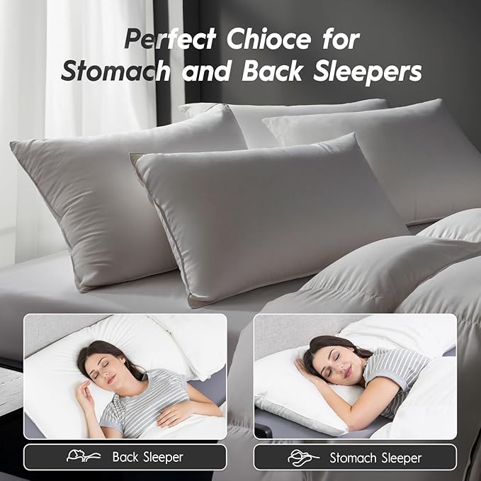 100% Cotton Bed Pillow - King