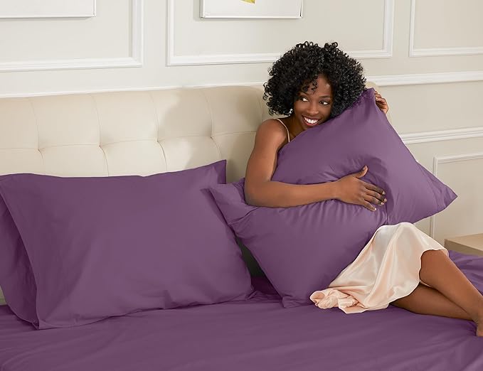 100% Cotton Pillowcase Set - Queen - 20 x 30 in - 2 Piece