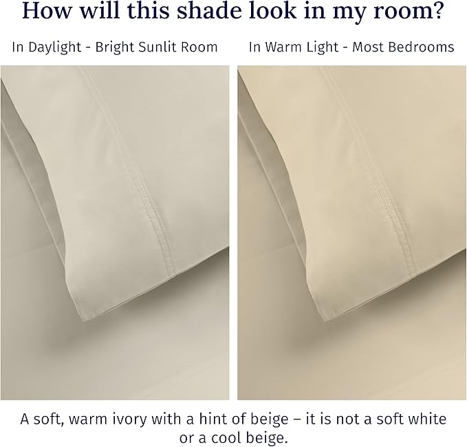 100% Cotton Pillowcase Set - Queen - 2 Piece