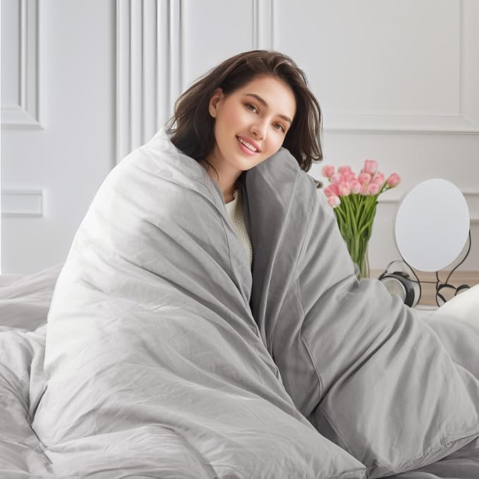 Linen Duvet Cover Set - Full - 3 Piece