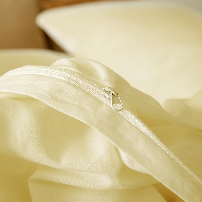 Linen Duvet Cover Set - King - 104 x 98 in - 3 Piece