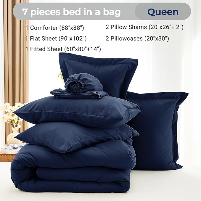 Comforter Set - Queen - 7 Piece