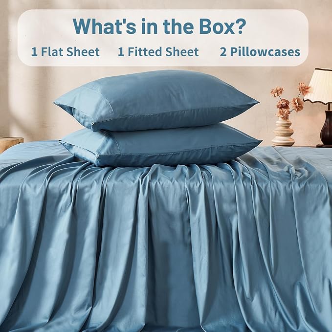 Flat Sheet - California King - 16 in Deep Pocket - 4 Piece
