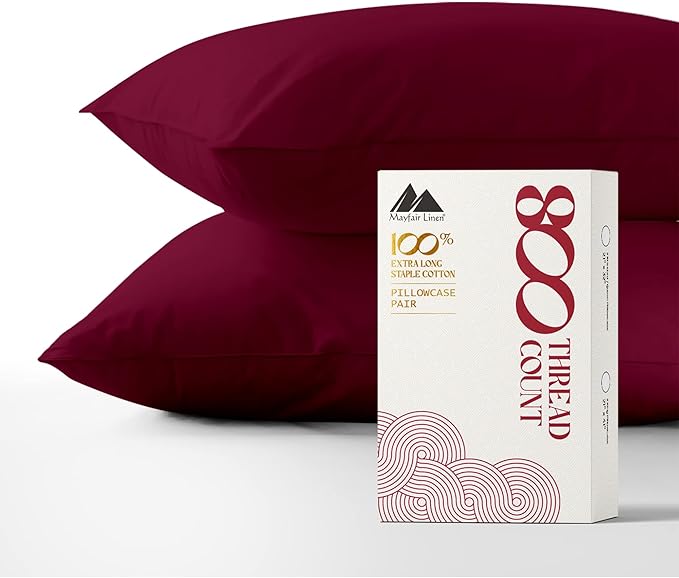 Linen Pillowcase Set - Queen - 2 Piece