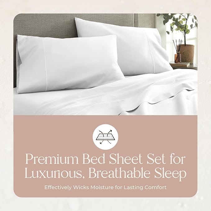 Bed Sheet Set - Full - 4 Piece