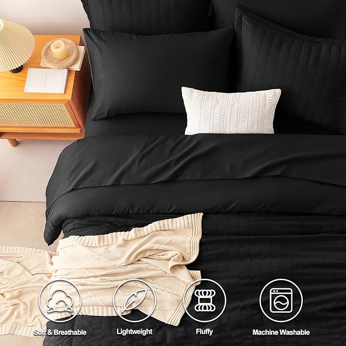 Down Alternative Comforter Set - King - 7 Piece