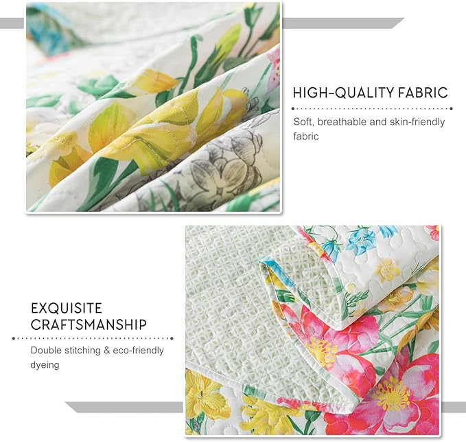 Microfiber Quilt Set - King