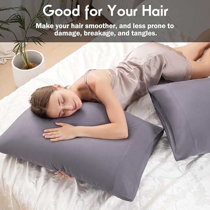Bamboo Cooling Pillowcase Set - Queen - 2 Pack