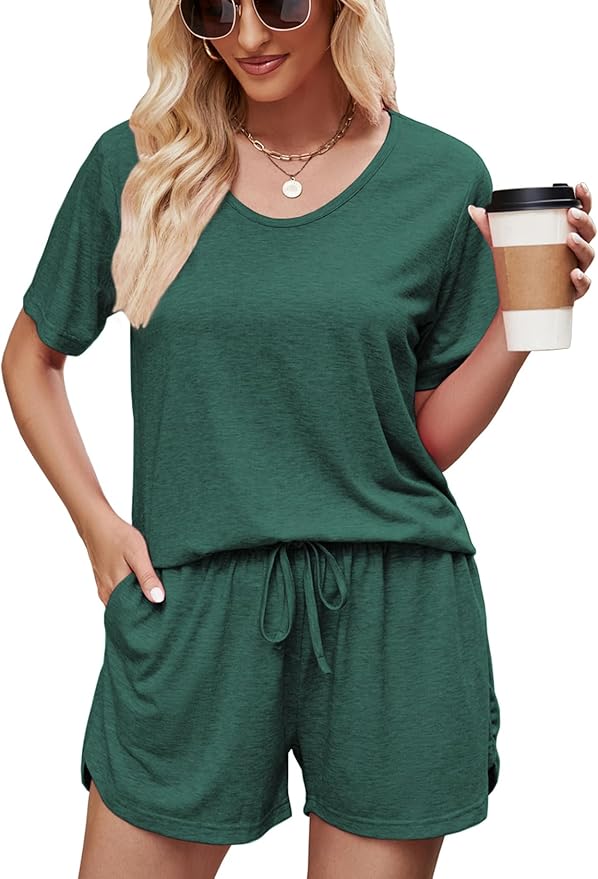 Shorts Pajama Set - Short Sleeve - 2 Piece