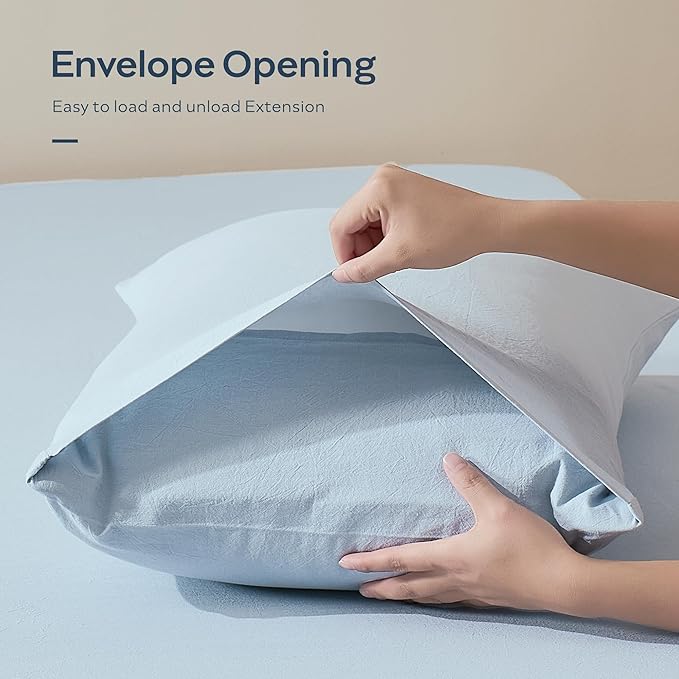 Linen Pillowcase Set - Standard - 20 x 26 in - 2 Piece
