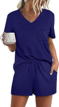 Women's Pajama Set - Short Sleeve - 2 Piece