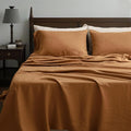 Linen Bed Sheet Set - Full - 4 Piece