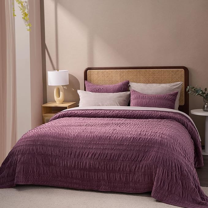 Velvet Quilt Set - King