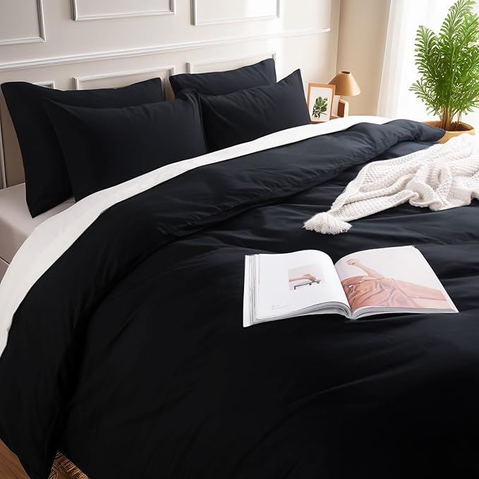 Linen Duvet Cover Set - Full - 3 Piece