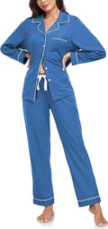 Women's 100% Cotton Pajama Set - Long Sleeve - 2 Piece