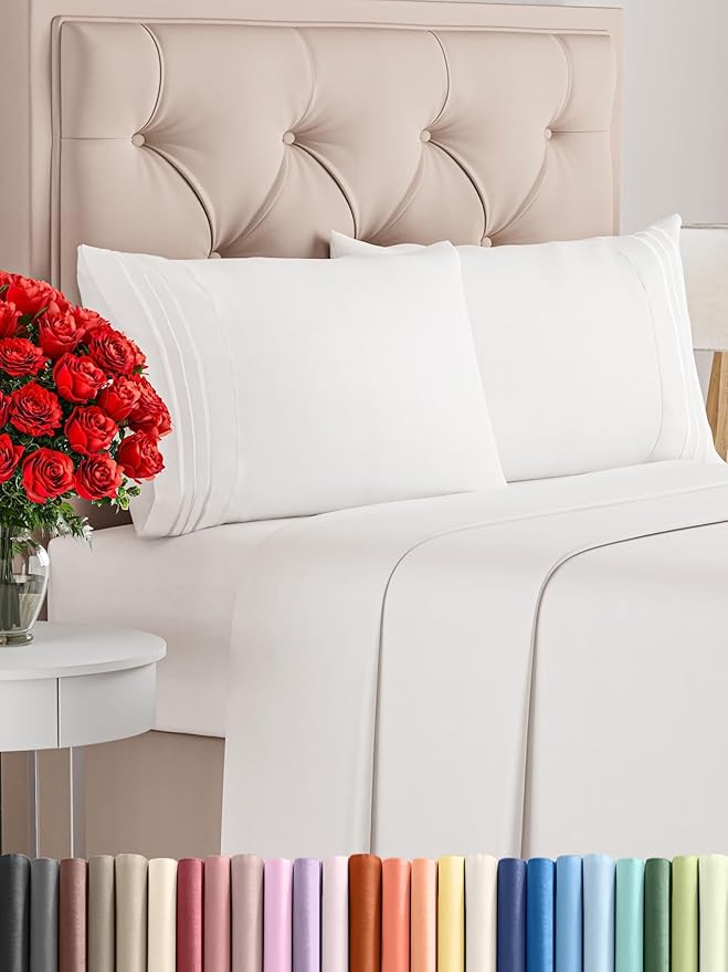 Cooling Bed Sheet Set - Queen - 4 Piece