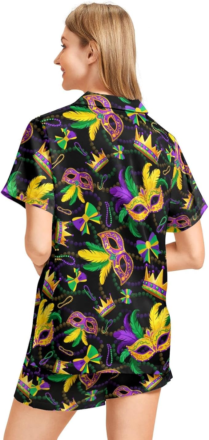 Women's Pajama Set - Short Sleeve - 2 Piece