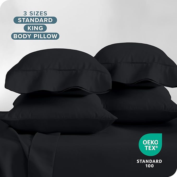 Hypoallergenic Pillowcase Set - King - 4 Pack