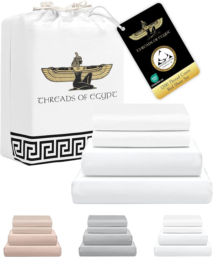 Cooling Bed Sheet Set - Split King - 18 in Deep Pocket