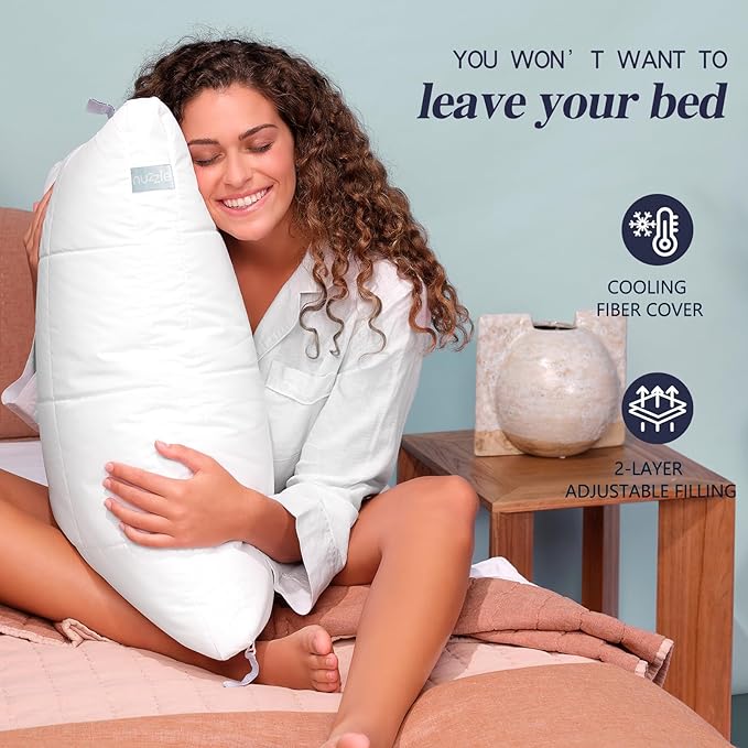 Cooling Bed Pillow - Queen - 2 Piece