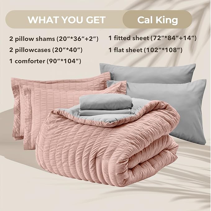 Comforter Set - California King - 7 Piece