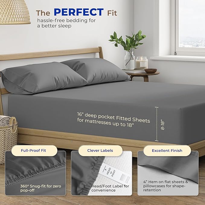 Cooling Bed Sheet Set - Twin XL - 3 Piece