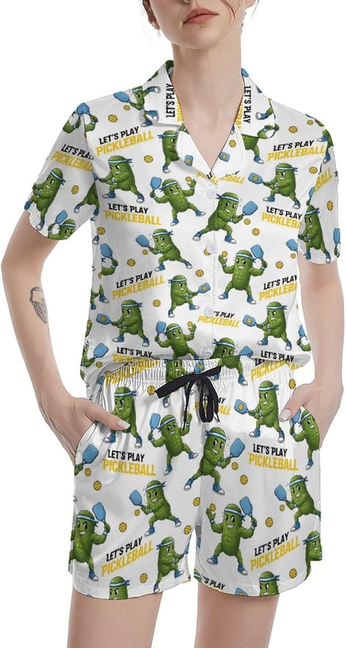 Women's Pajama Set - Short Sleeve - 2 Piece