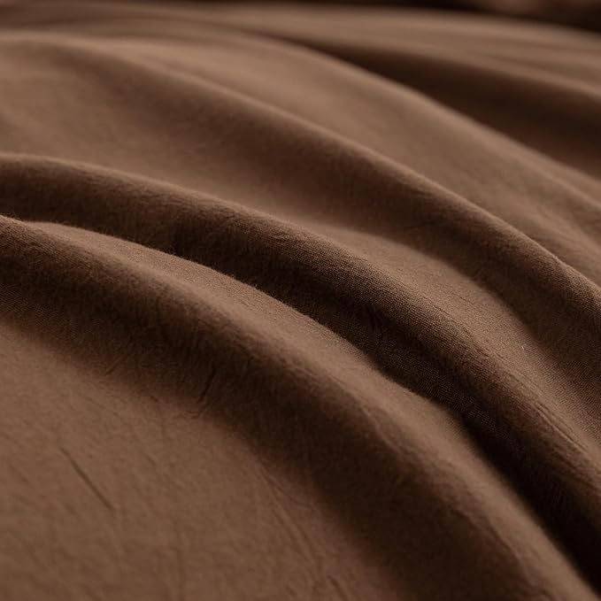 Linen Duvet Cover Set - King - 3 Piece