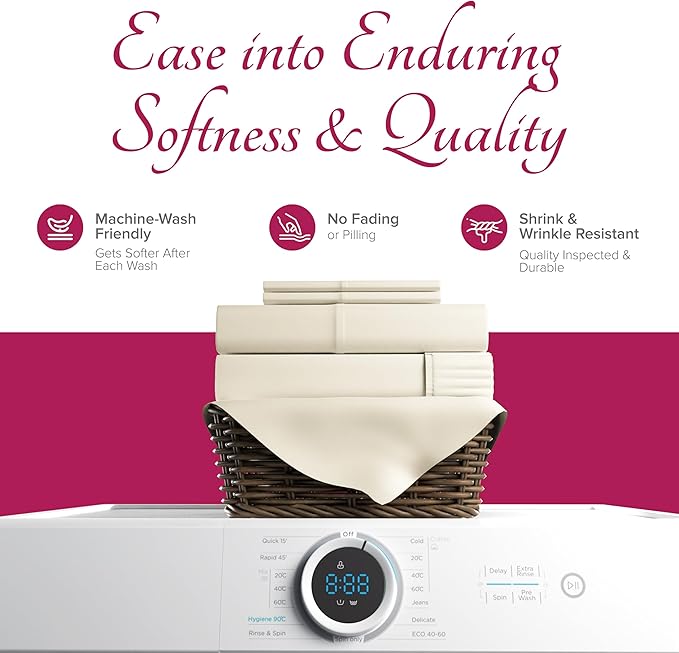 Linen Cooling Pillowcase Set - King - 2 Piece