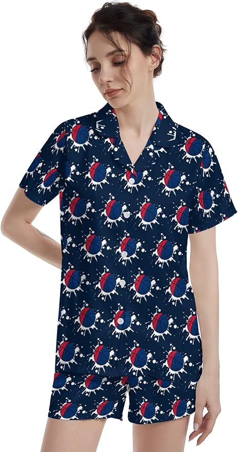 Women's Pajama Set - Short Sleeve - 2 Piece