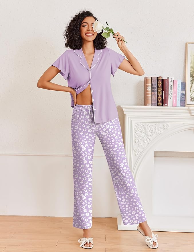 Women's Pants Pajama Set - 2 Piece