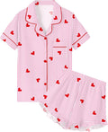 100% Cotton Shorts Pajama Set - Short Sleeve - 2 Piece