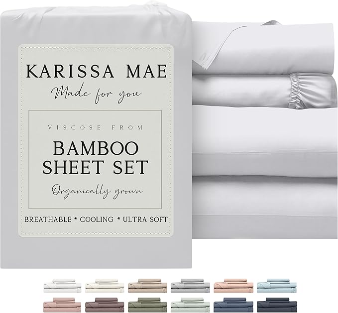 Bamboo Cooling Bed Sheet Set - King