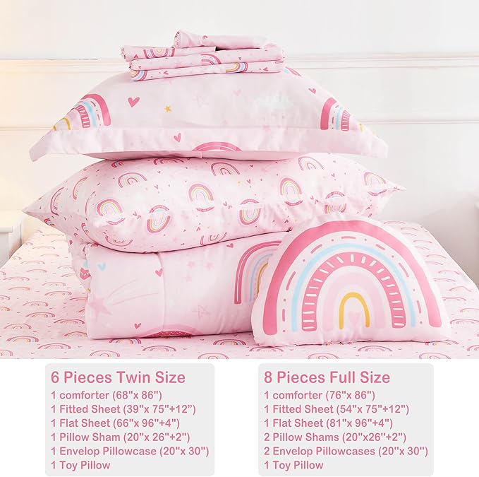 Microfiber Comforter Set - Twin - 6 Piece