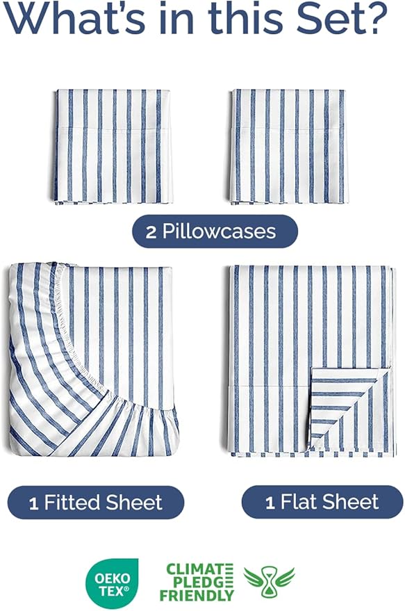 Cooling Bed Sheet Set - Twin XL - 4 Piece