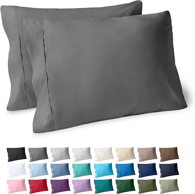 Microfiber Cooling Pillowcase Set - King - 2 Pack - 2 Piece