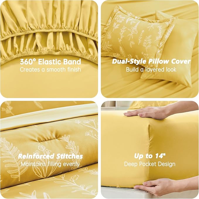 Comforter Set - Queen - 7 Piece