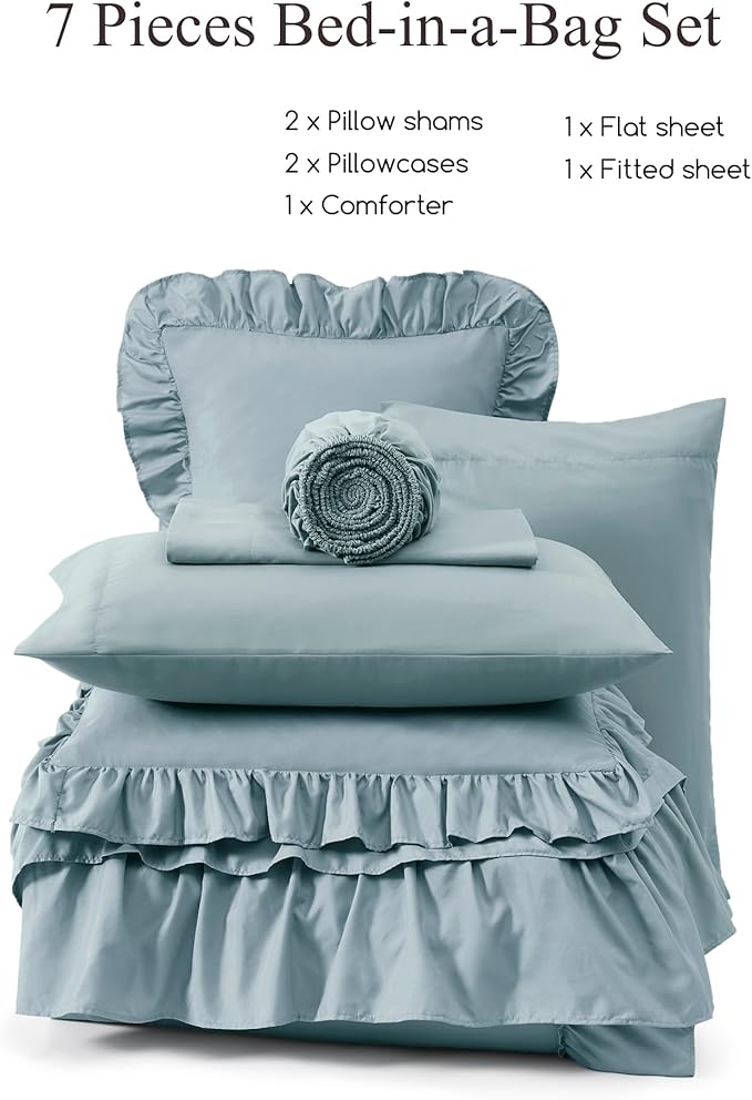 Comforter Set - Queen - 7 Piece