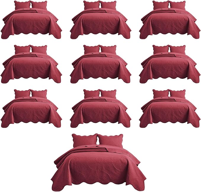 Microfiber Quilt Set - Twin - 10 Pack
